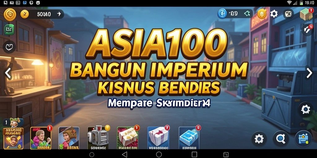 Tampilan gameplay ASIA100 yang menarik dan interaktif.