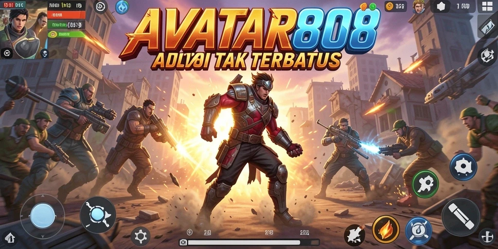 Tampilan gameplay mendebarkan dari AVATAR808 dengan aksi seru dan cepat.