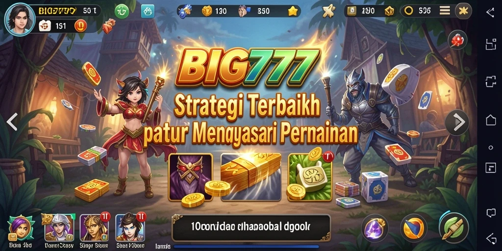 Tampilan gameplay BIG777 yang menegangkan dan penuh strategi.