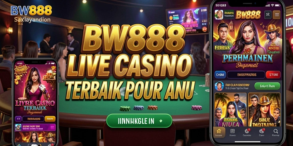 Gameplay menakjubkan dari BW888 menampilkan dealer langsung dan interaksi yang menyenangkan.