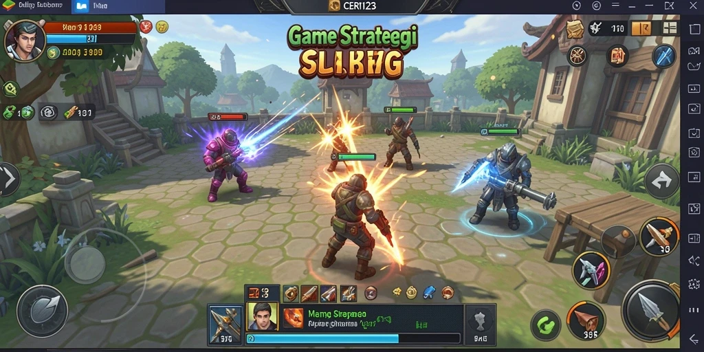 Tampilan gameplay CERI123 yang mengasyikkan dengan strategi mendalam.