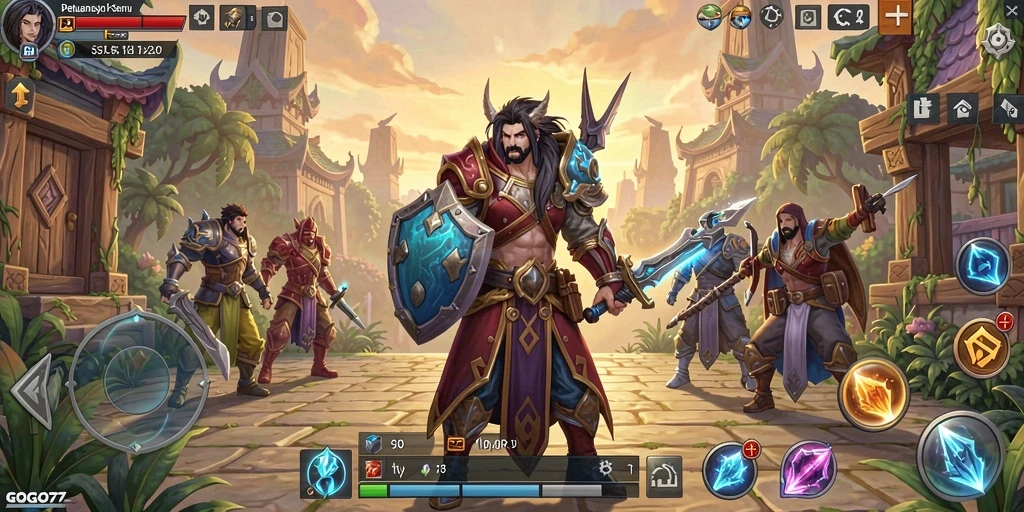 Tampilan gameplay seru dalam GOGO77 dengan berbagai aksinya.