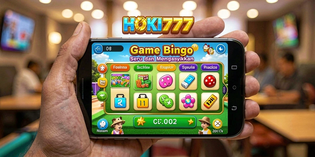Tampilan menarik gameplay HOKI777 yang penuh warna.