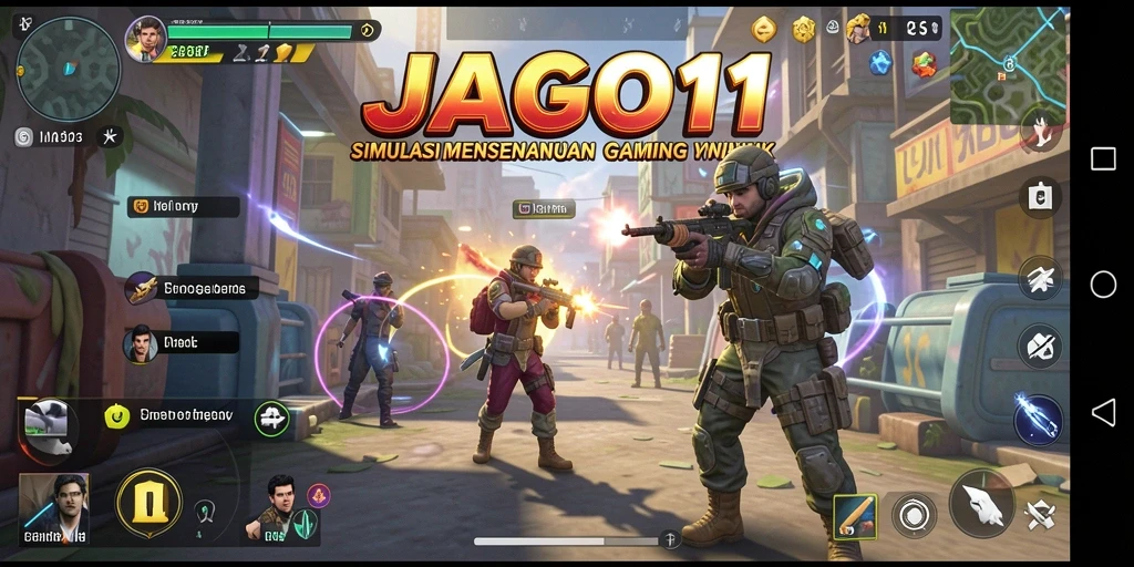 Tampilan gameplay menarik dari JAGO11 yang menunjukkan simulasi kendaraan.