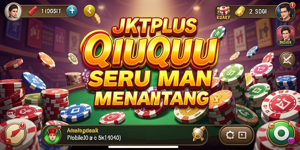 Tampilan gameplay QiuQiu yang seru dan kompetitif.