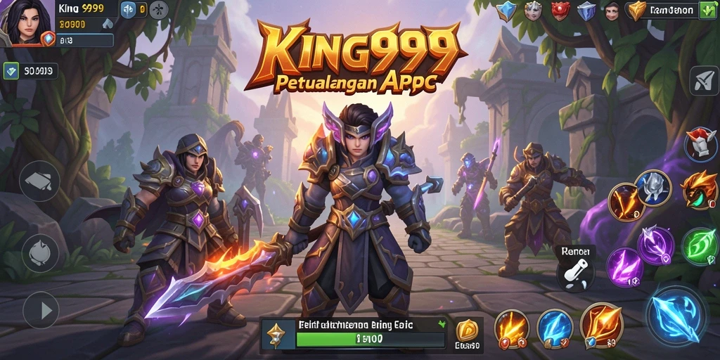 Tangkapan layar KING999 menunjukkan pertarungan epik di dunia ARPG yang mendebarkan.