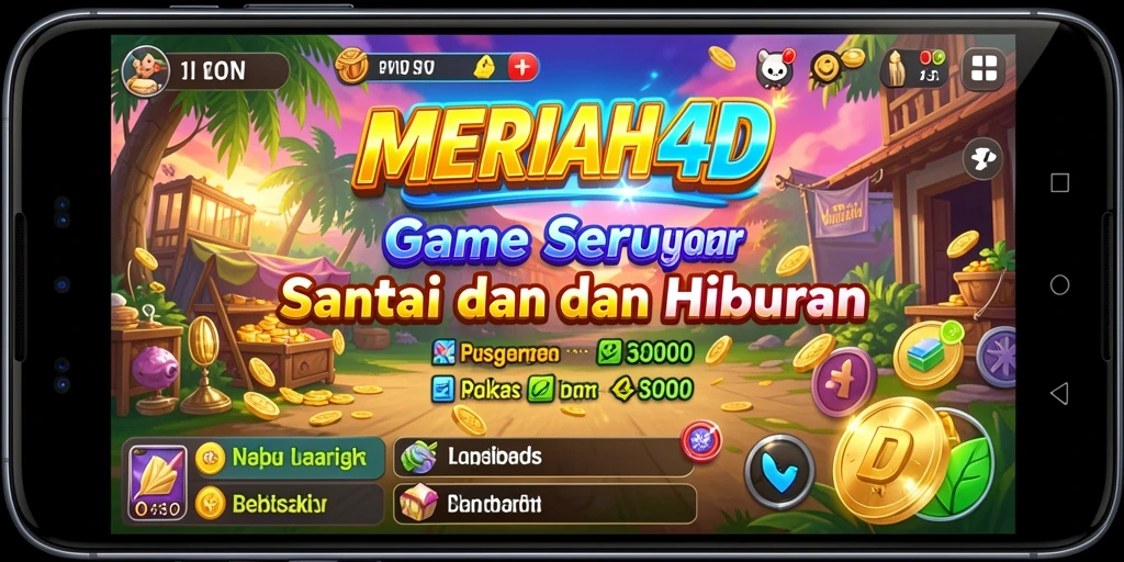 Tangkapan layar MERIAH4D menunjukkan aksi seru dalam gameplay.