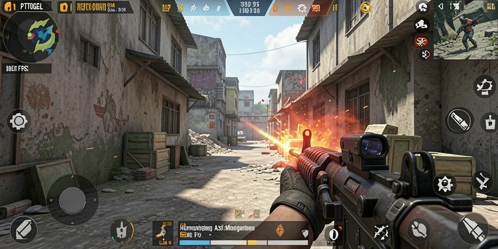 Gameplay PTTOGEL yang mendebarkan dalam pertempuran FPS.