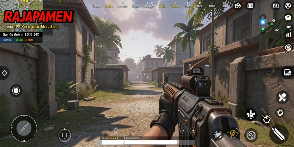 Tampilan action seru dalam gameplay RAJAPAMEN yang mendebarkan.