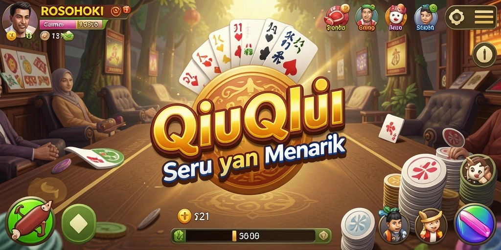 Screenshot gameplay QiuQiu yang seru di ROSOHOKI.