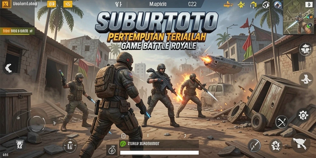 Gameplay seru dan mendebarkan di SUBURTOTO Battle Royale.
