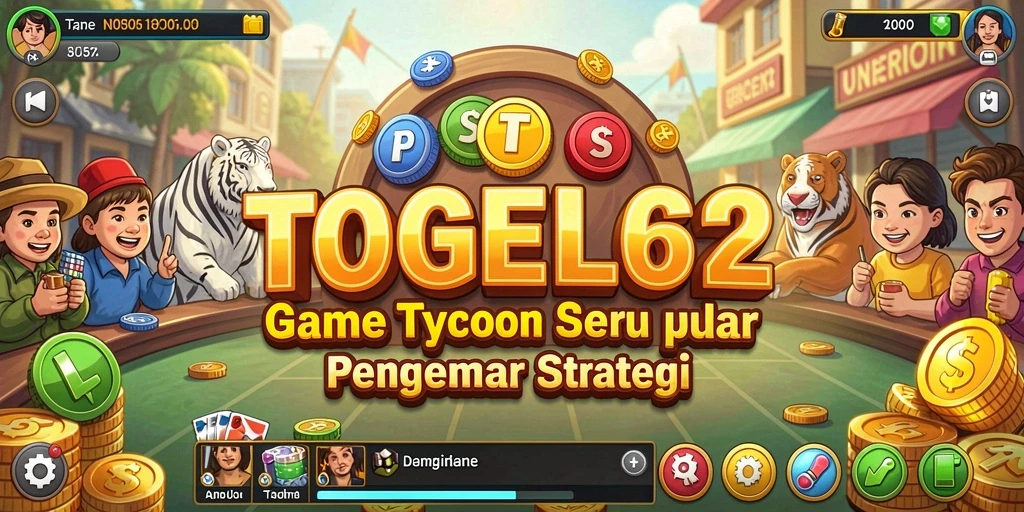 Screenshot utama TOGEL62 menampilkan momen seru dalam gameplay Tycoon.