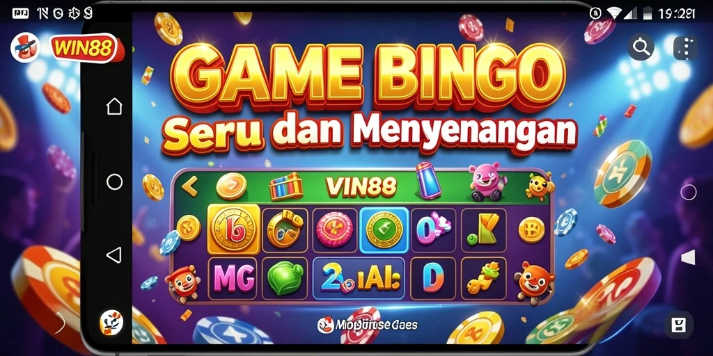 Tampilan gameplay menarik dari permainan Bingo WIN88.
