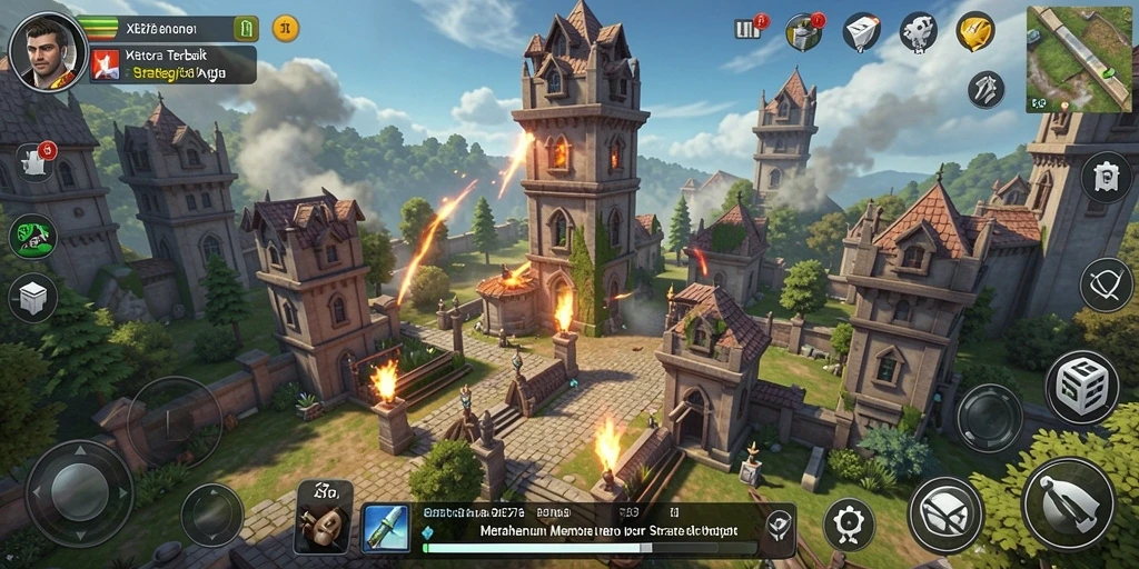 Tampilkan gameplay menara pertahanan yang mendebarkan di XE77.